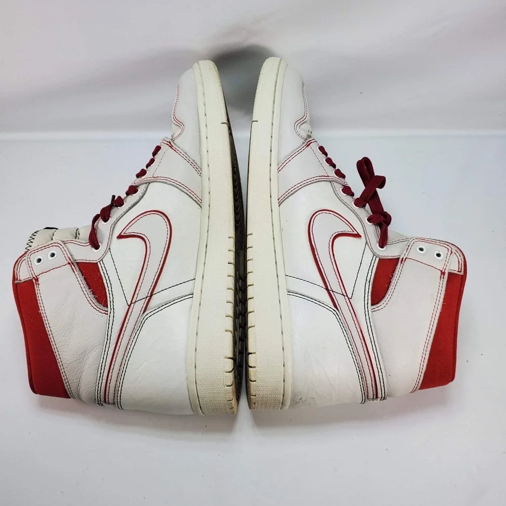 Nike Air Jordan 1 Retro‎ High OG Phantom Gym Red White Size 12 Mens 555088-160